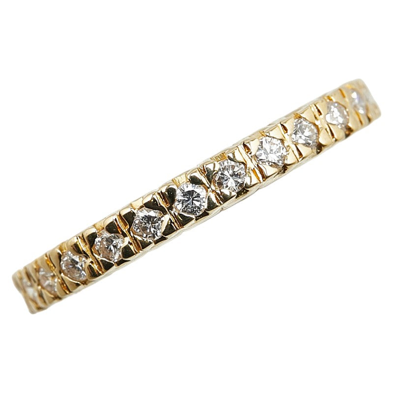 [LuxUness] 18k Gold Diamond Ring Metal Ring in Excellent condition
