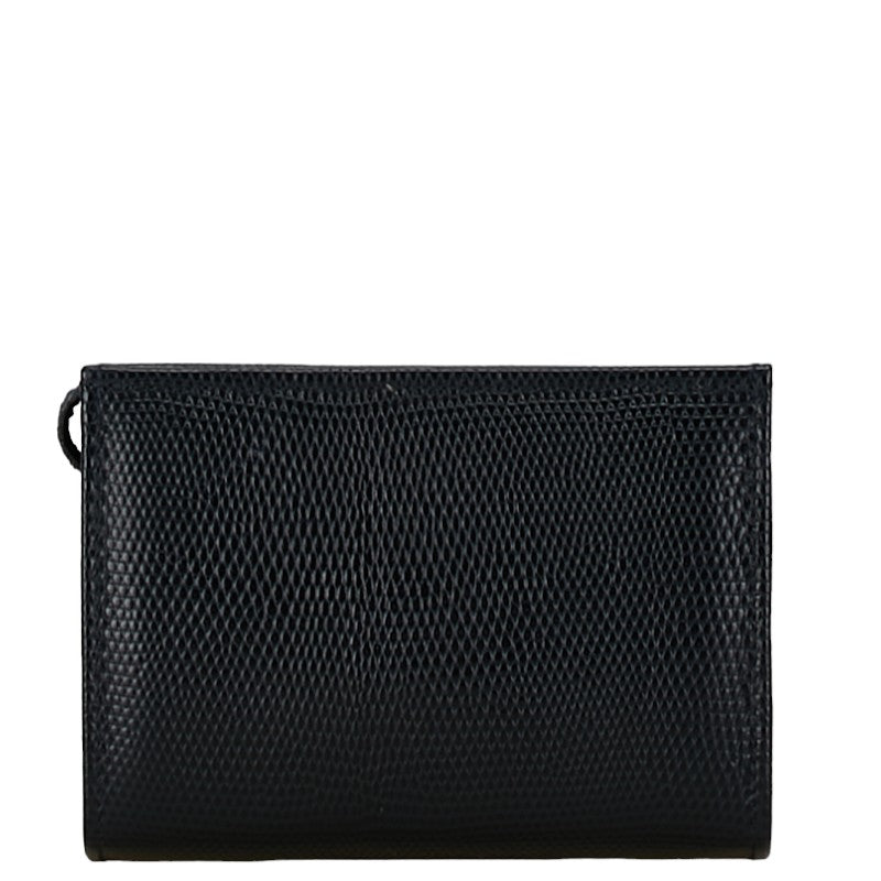 Salvatore Ferragamo Vara Ribbon Embossed Leather Pouch