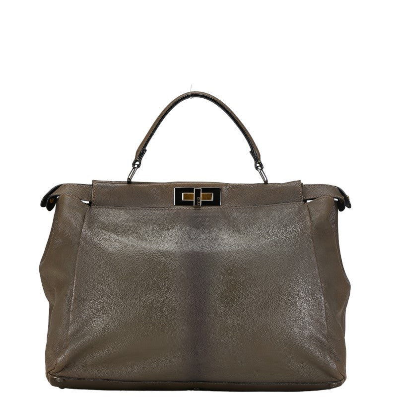Fendi Peekaboo Leather Handbag Leather Handbag 8BN210 in Good condition