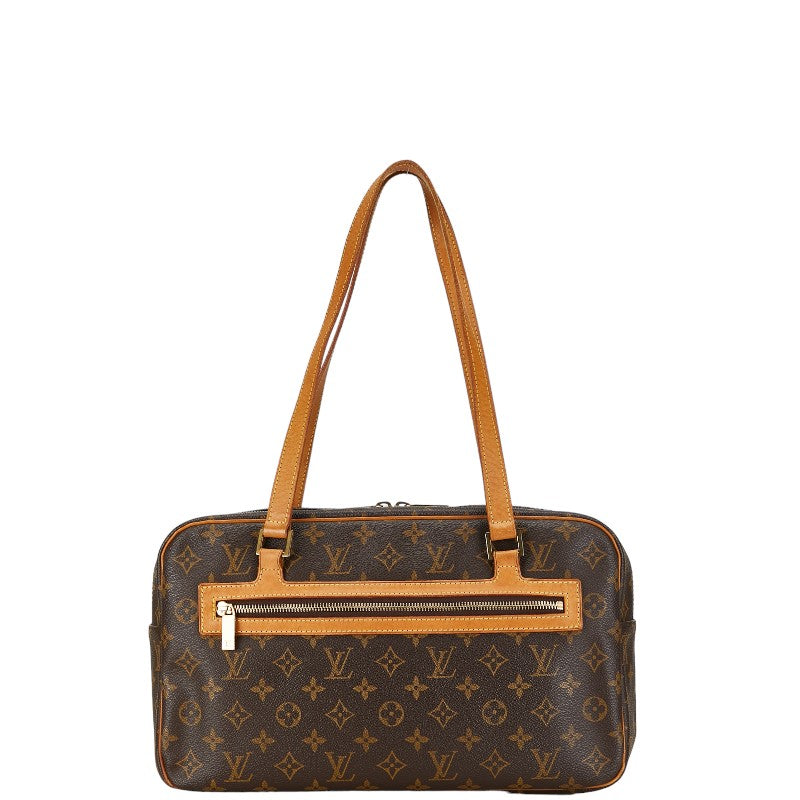 Louis Vuitton Cite GM Canvas Shoulder Bag M51181 in Good condition