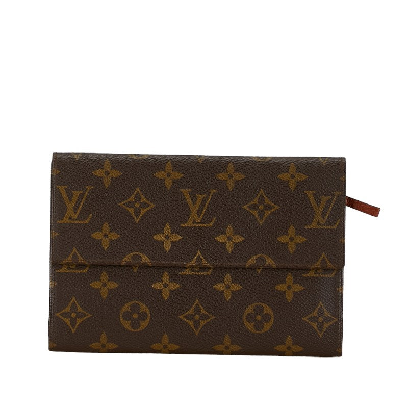Louis Vuitton Pochette Passport Canvas Long Wallet M60135 in Fair condition