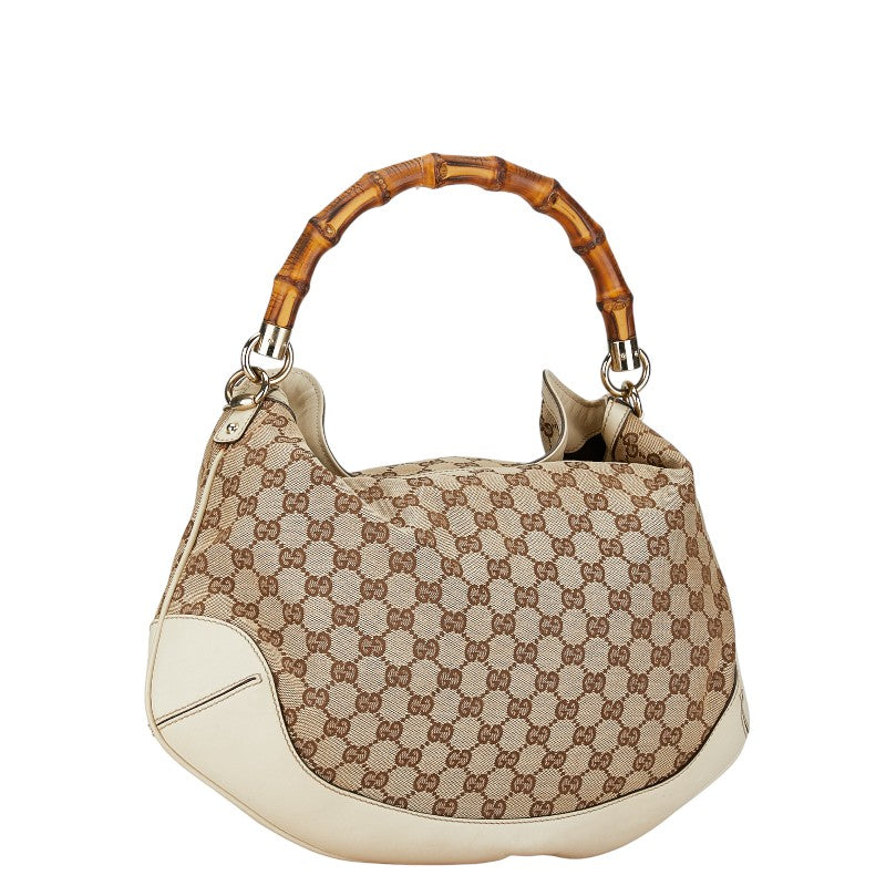 Gucci GG Canvas Bamboo 2WAY Shoulder Handbag 169961