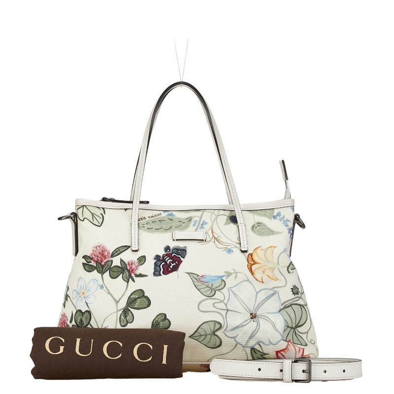 Gucci Flora Canvas Handbag Canvas Handbag 353440 in Good condition