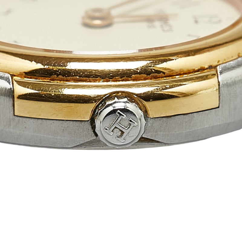 Hermes Windsor Quartz Watch Stainless Steel