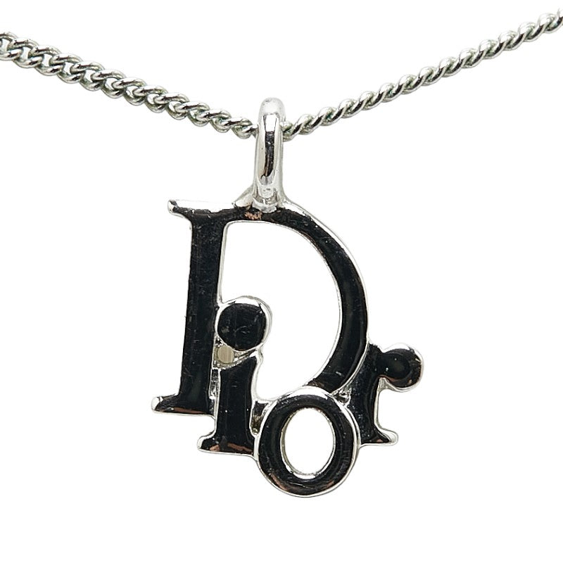 Dior Logo Pendant Necklace Metal Necklace in Excellent condition