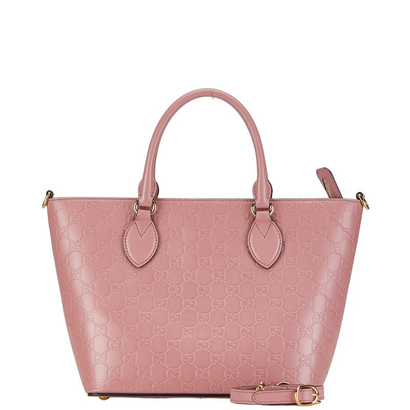 Gucci Guccissima Top Handle Bag  Leather Handbag 432124 in Good condition