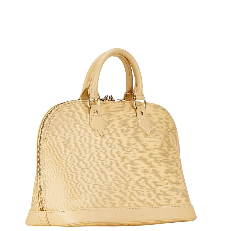 Louis Vuitton Alma PM Leather Handbag M41155 in Good condition