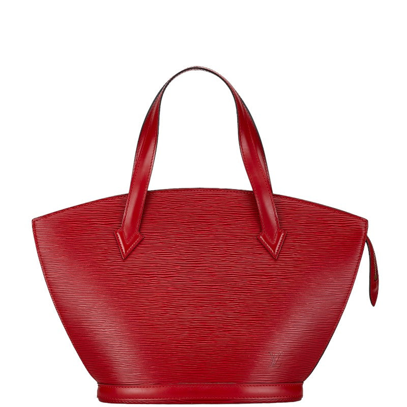 Louis Vuitton Saint-Jacques Leather Handbag M52277 in Good condition