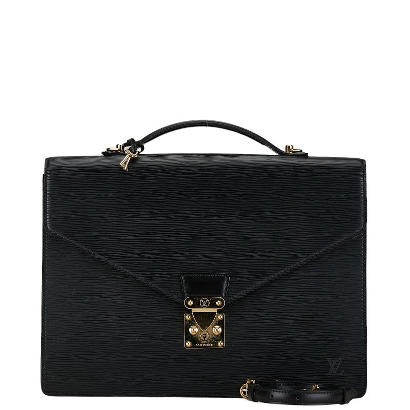 Louis Vuitton Porte-Documents Bandierre Leather Business Bag M54462 in Fair condition
