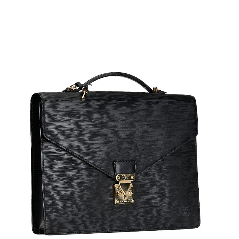 Louis Vuitton Porte-Documents Bandierre Leather Business Bag M54462 in Fair condition