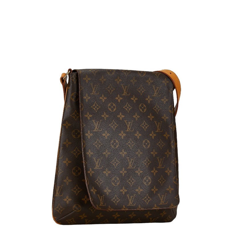 Louis Vuitton Monogram Musette Shoulder Bag M51256 Brown PVC Leather in Very Good Condition