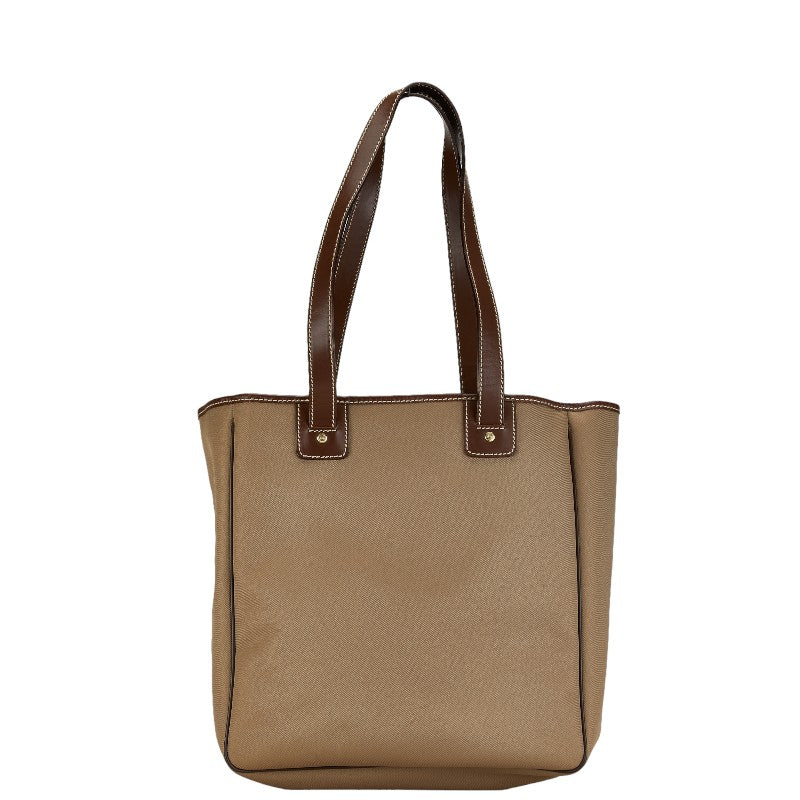 Hunting World Canvas Leather Tote Bag Brown