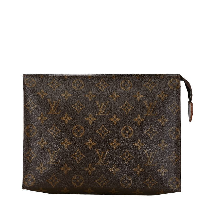 Louis Vuitton Pochette Toilette 26 Canvas Clutch Bag M47542 in Good condition