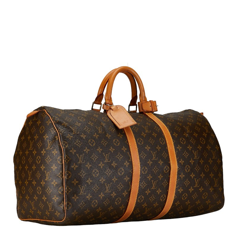 Louis Vuitton Monogram Keepall 55 Travel Bag in Fair Condition