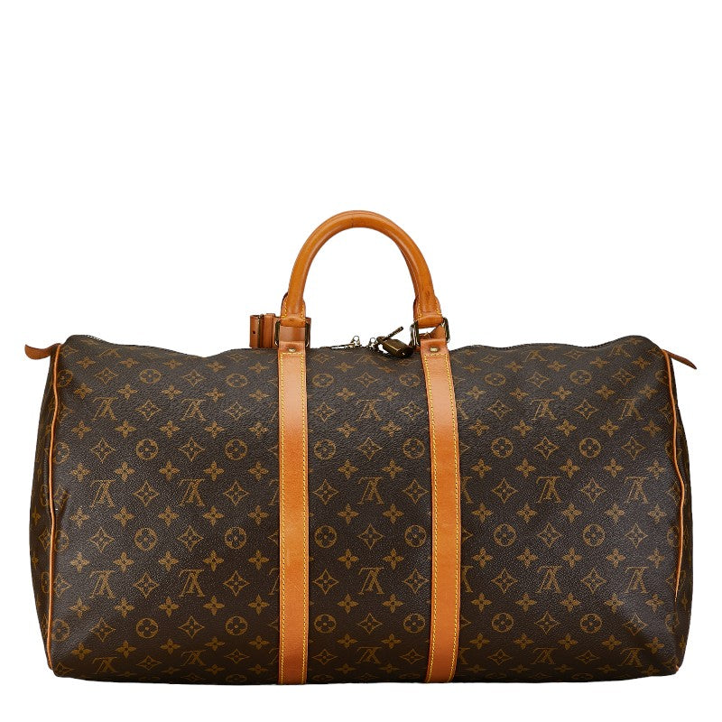 Louis Vuitton Monogram Keepall 55 Travel Bag in Fair Condition