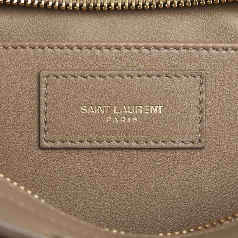 Saint Laurent Monogram Downtown Cabas Leather Handbag 2WAY