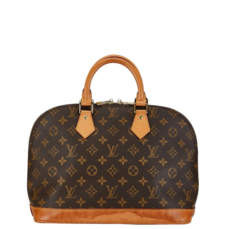 Louis Vuitton Monogram Alma PM Handbag M51130 Brown PVC Leather in Very Good Condition