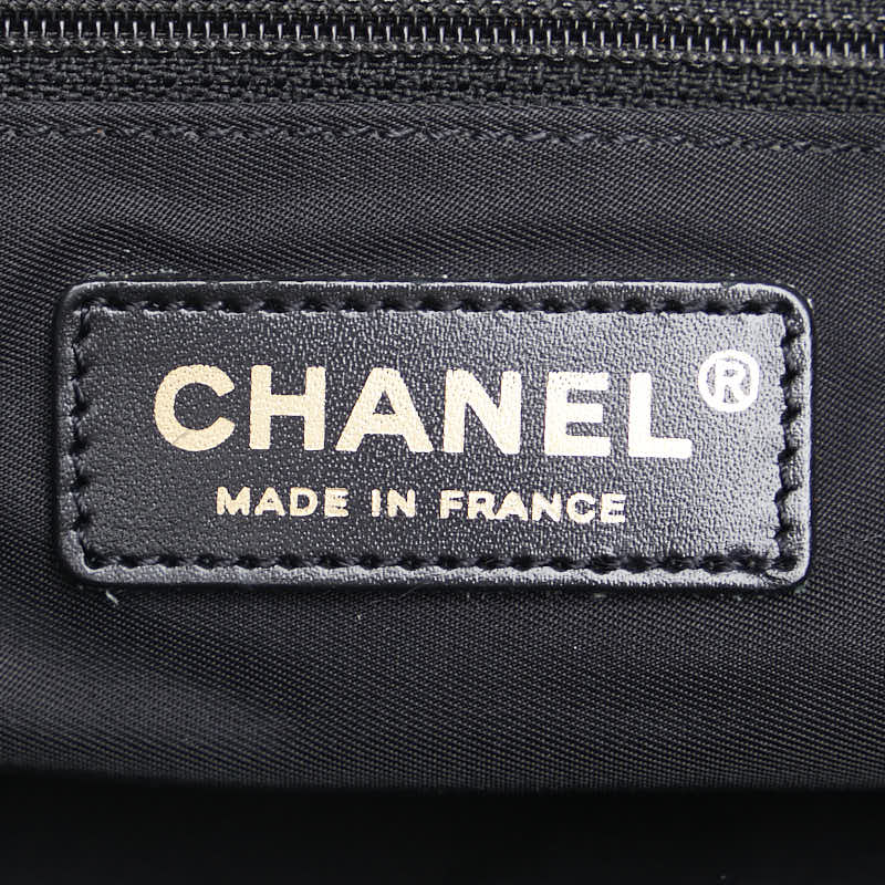 Chanel New Travel Line Canvas Leather Tote Bag in Very Good Condition