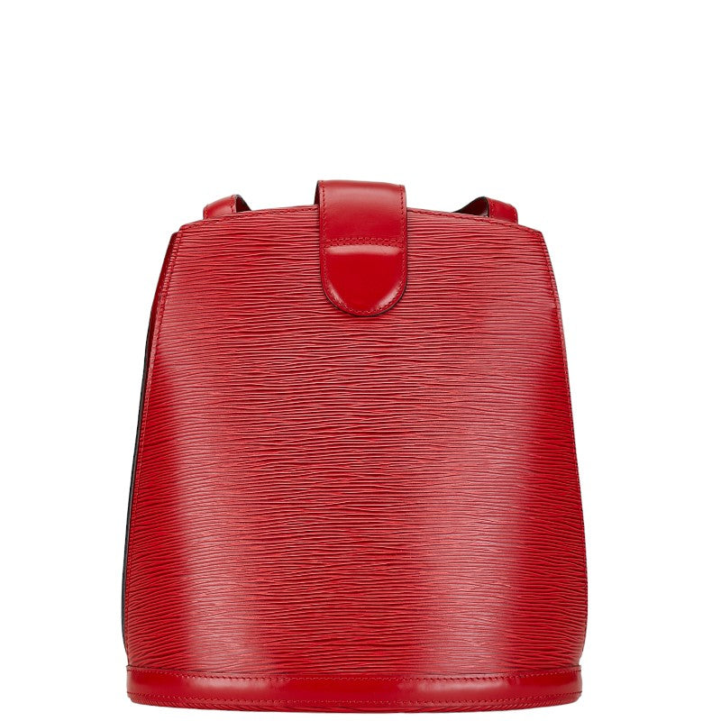 Louis Vuitton Epi Cluny Shoulder Bag Red Leather