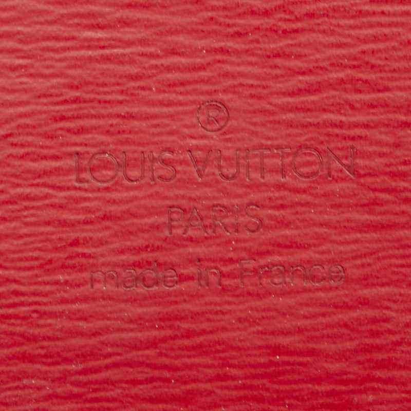 Louis Vuitton Epi Cluny Shoulder Bag Red Leather