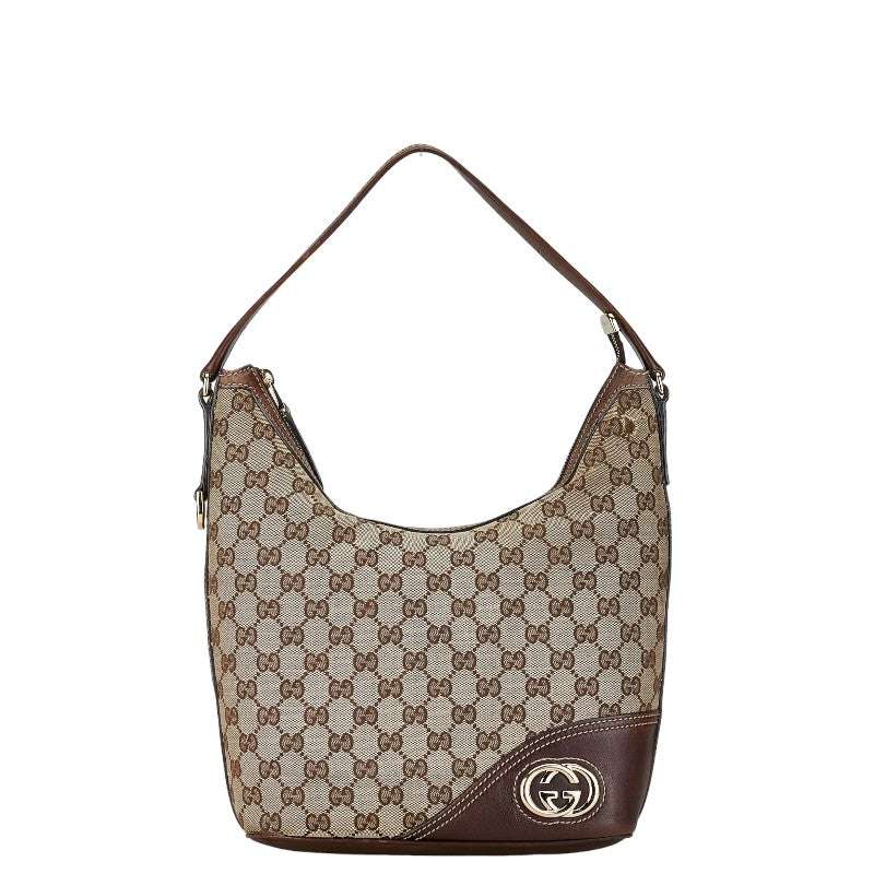 Gucci GG Canvas New Briit Shoulder Bag Canvas Shoulder Bag 182491 in Good condition