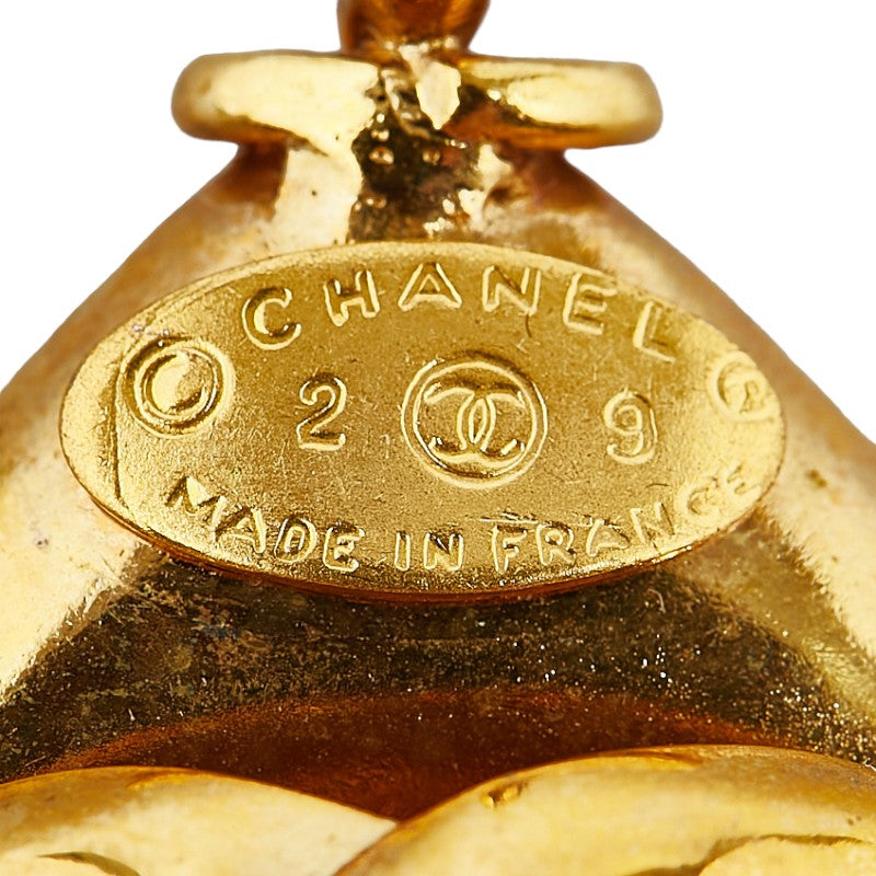 Chanel Vintage Coco Mark Pendant Gold in Very Good Condition