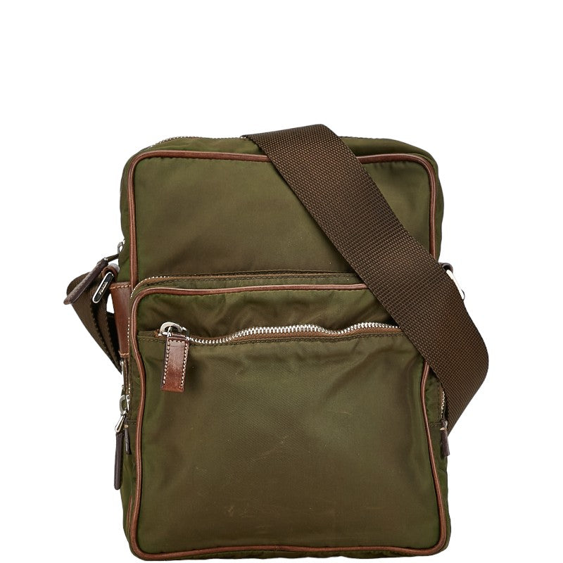 Prada Tessuto Crossbody Bag  Canvas Shoulder Bag in Good condition