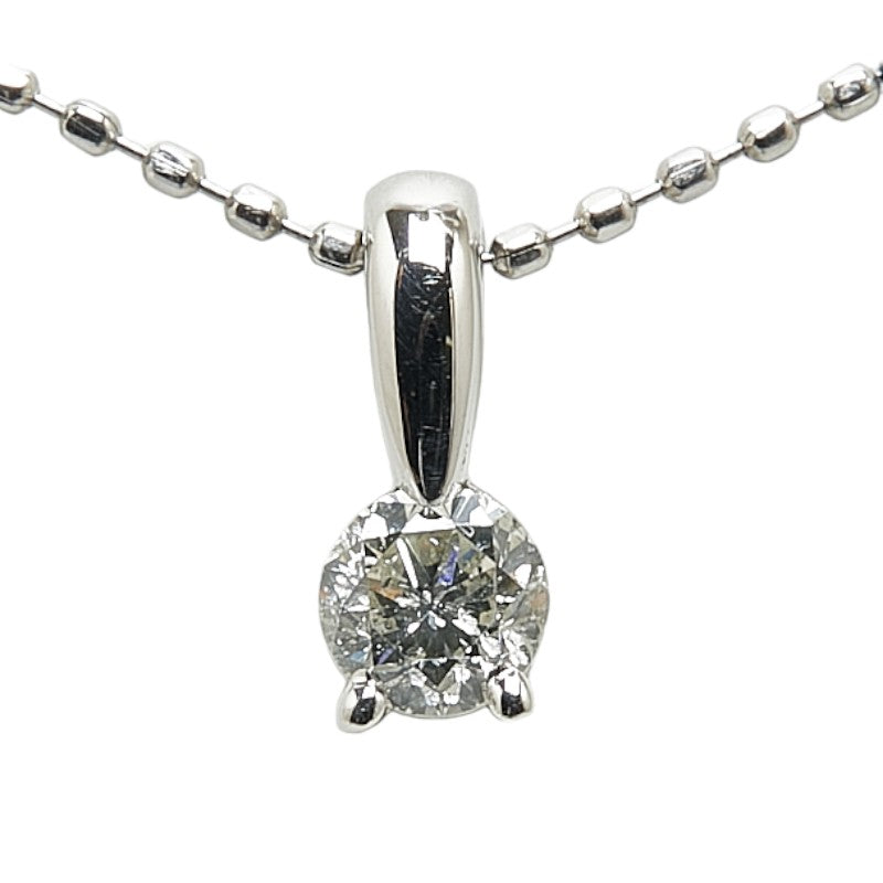 LuxUness Platinum Diamond Necklace  Metal Necklace in Excellent condition