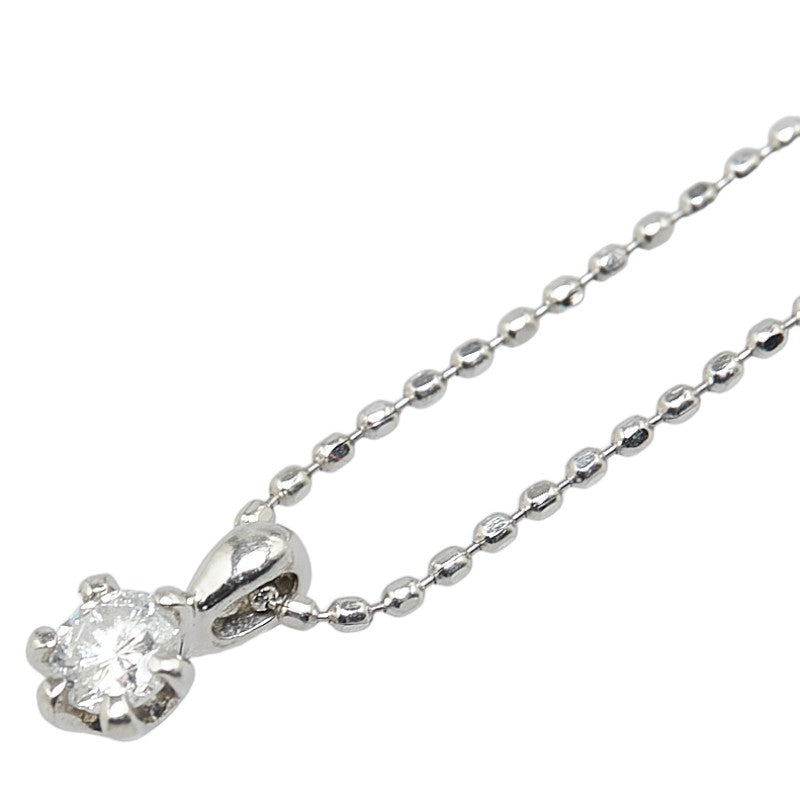 LuxUness Platinum Diamond Necklace  Metal Necklace in Excellent condition