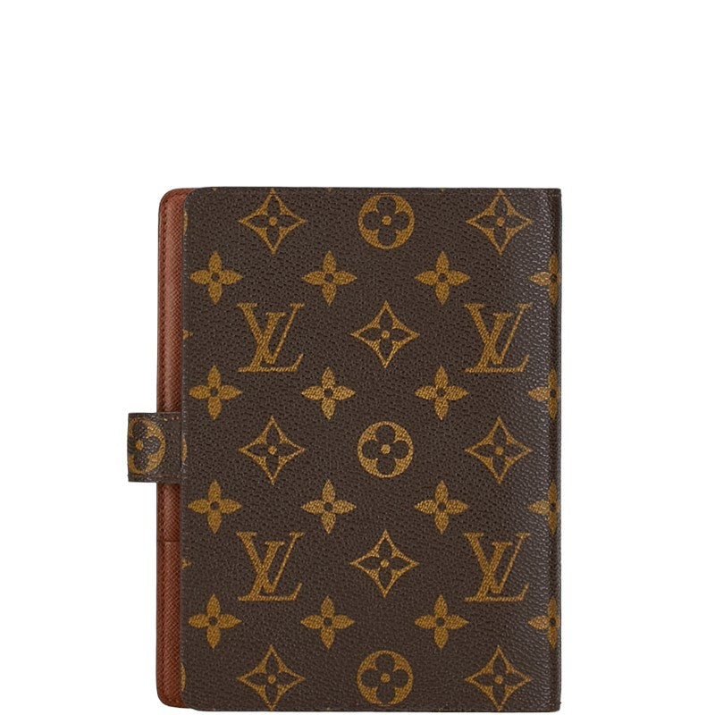 Louis Vuitton Monogram Agenda MM Notebook Cover in Very Good Condition