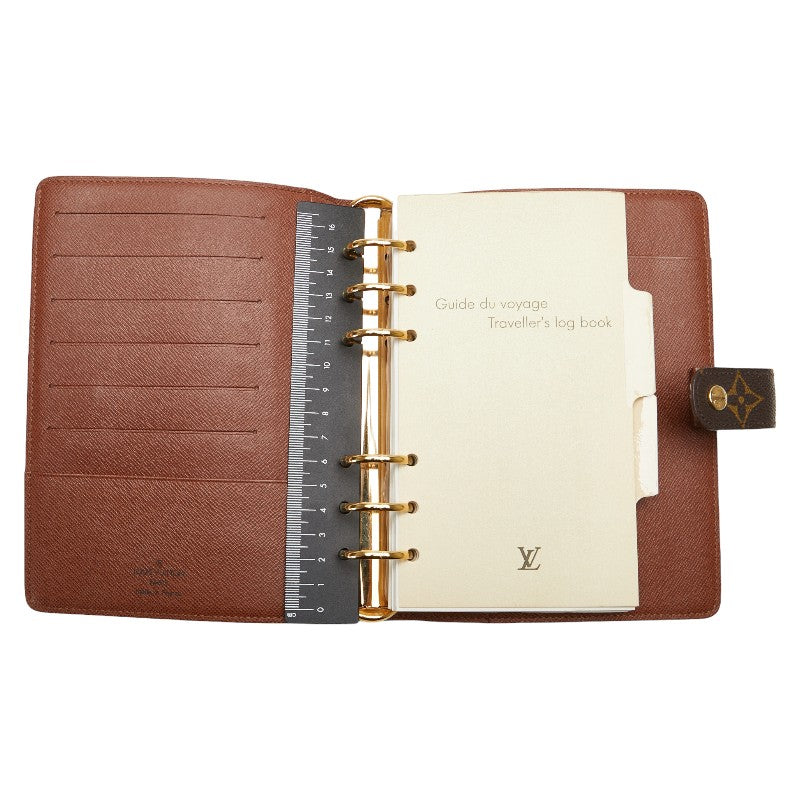 Louis Vuitton Monogram Agenda MM Notebook Cover in Very Good Condition