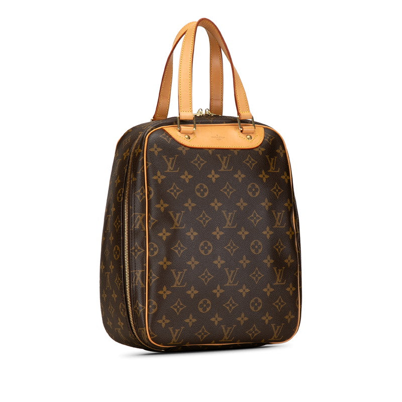 Louis Vuitton Monogram Excursion Handbag M41450 Brown PVC Leather in Very Good Condition