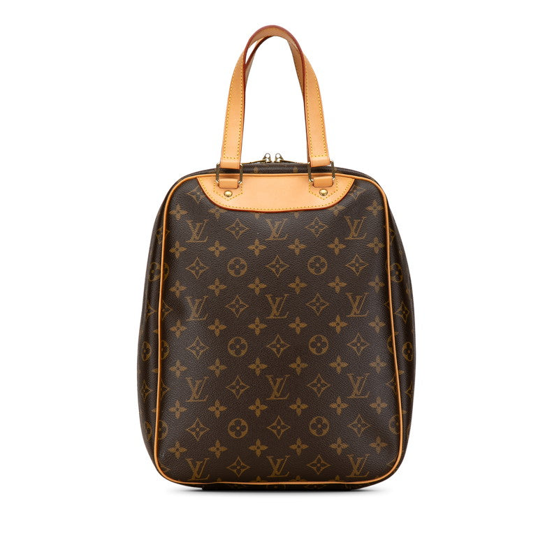 Louis Vuitton Monogram Excursion Handbag M41450 Brown PVC Leather in Very Good Condition