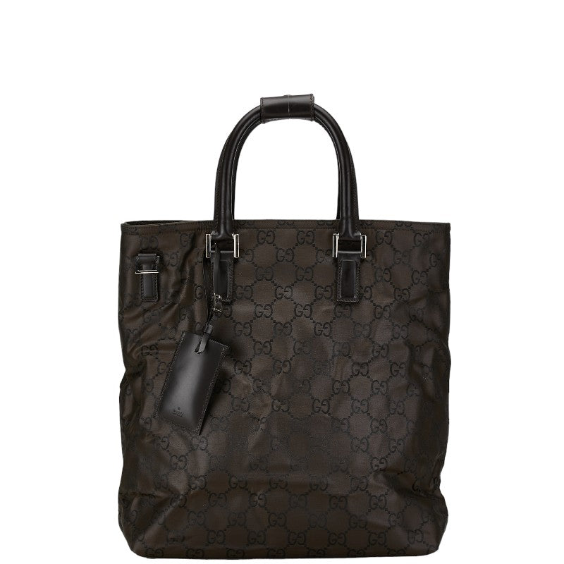 Gucci Nylon Leather 2WAY Shoulder Tote Bag