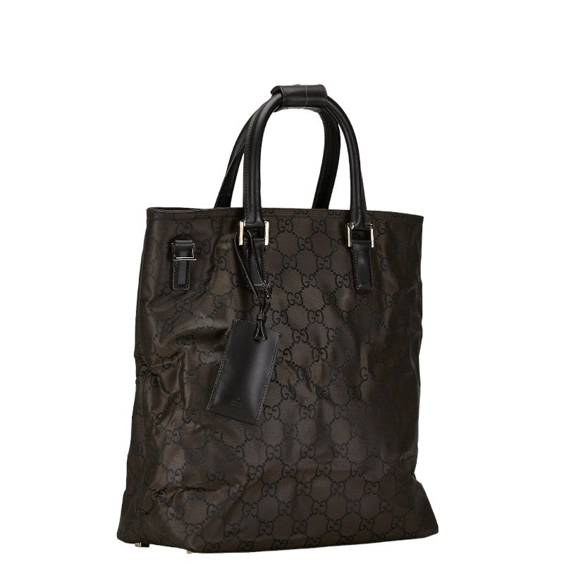 Gucci Nylon Leather 2WAY Shoulder Tote Bag