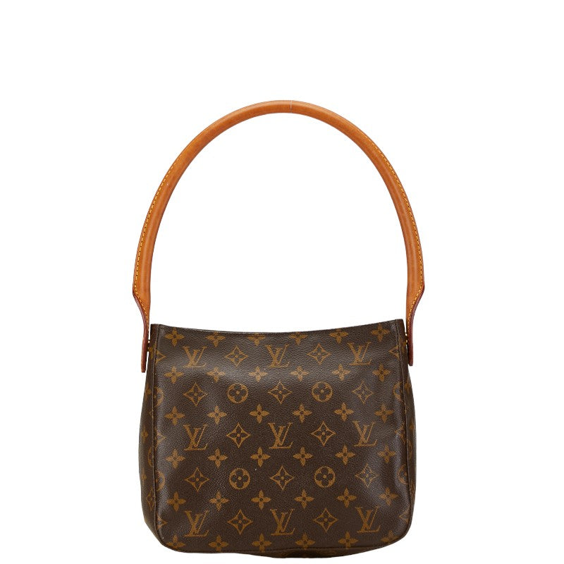 Louis Vuitton Monogram Looping MM Shoulder Bag M51146 Brown PVC Leather in Very Good Condition