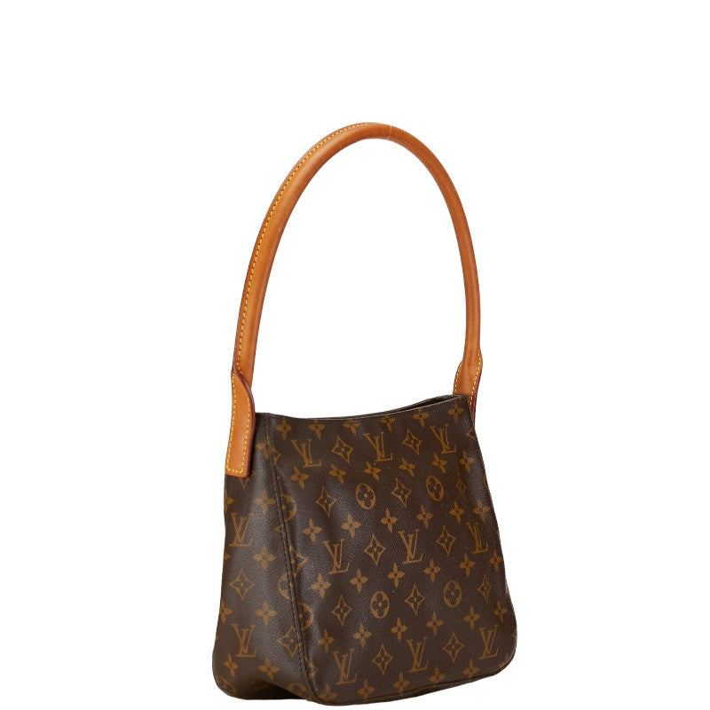 Louis Vuitton Monogram Looping MM Shoulder Bag M51146 Brown PVC Leather in Very Good Condition