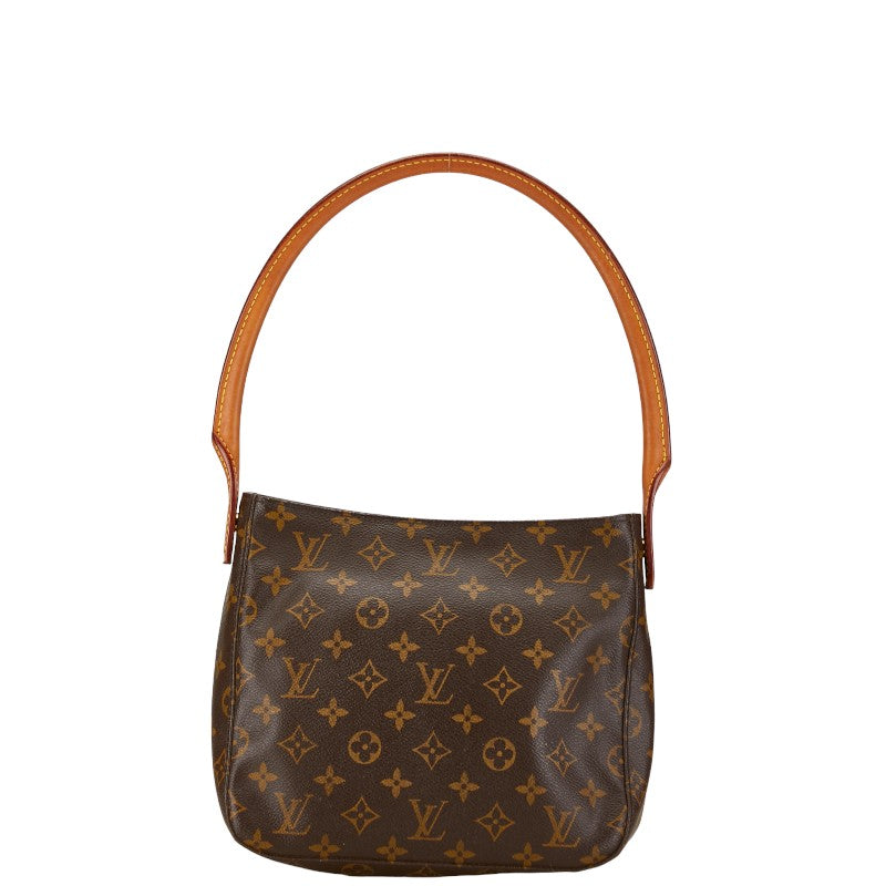 Louis Vuitton Monogram Looping MM Shoulder Bag M51146 Brown PVC Leather in Very Good Condition