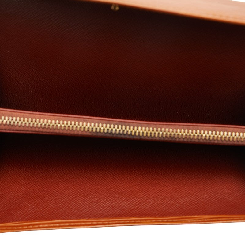 Louis Vuitton Epi Leather Long Wallet M63573 in Very Good Condition