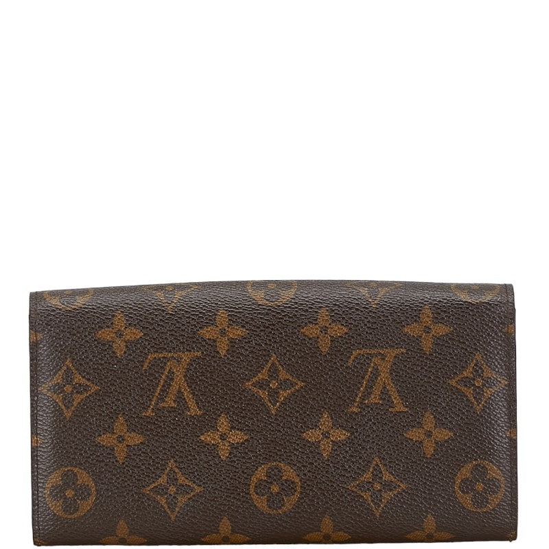 Louis Vuitton Monogram Sarah Wallet Brown PVC Leather