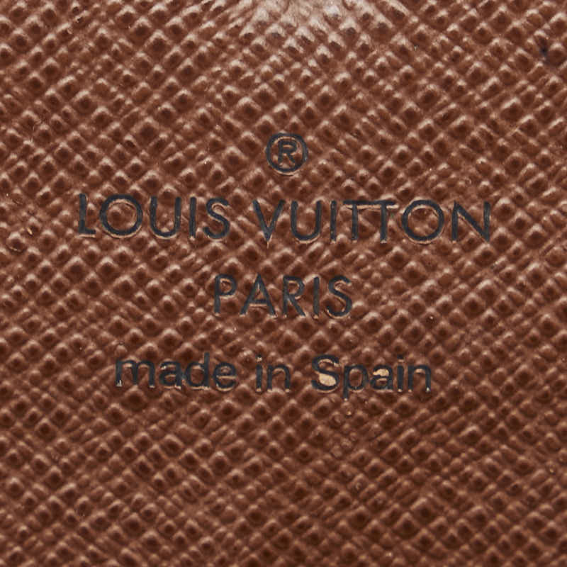 Louis Vuitton Monogram Sarah Wallet Brown PVC Leather