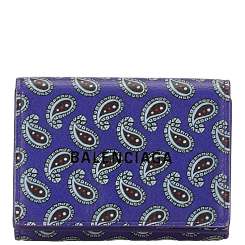 Balenciaga Leather Cash Mini Wallet 594312 in Very Good Condition