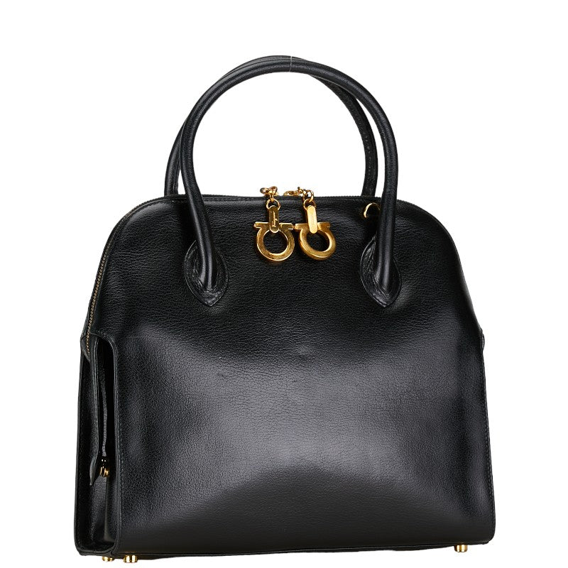 Salvatore Ferragamo Gancini Leather Handbag