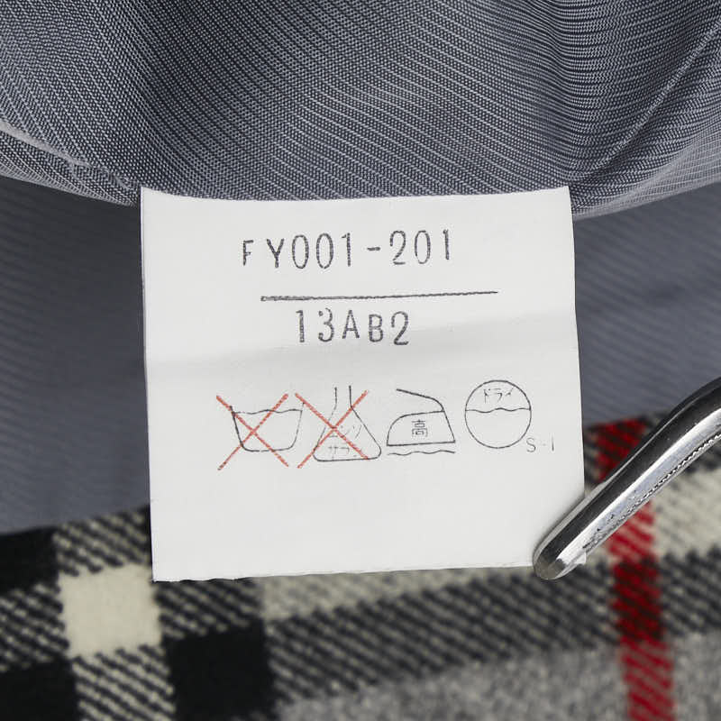 Burberry Nova Check Wool Vest Gray Multicolor in Very Good Condition