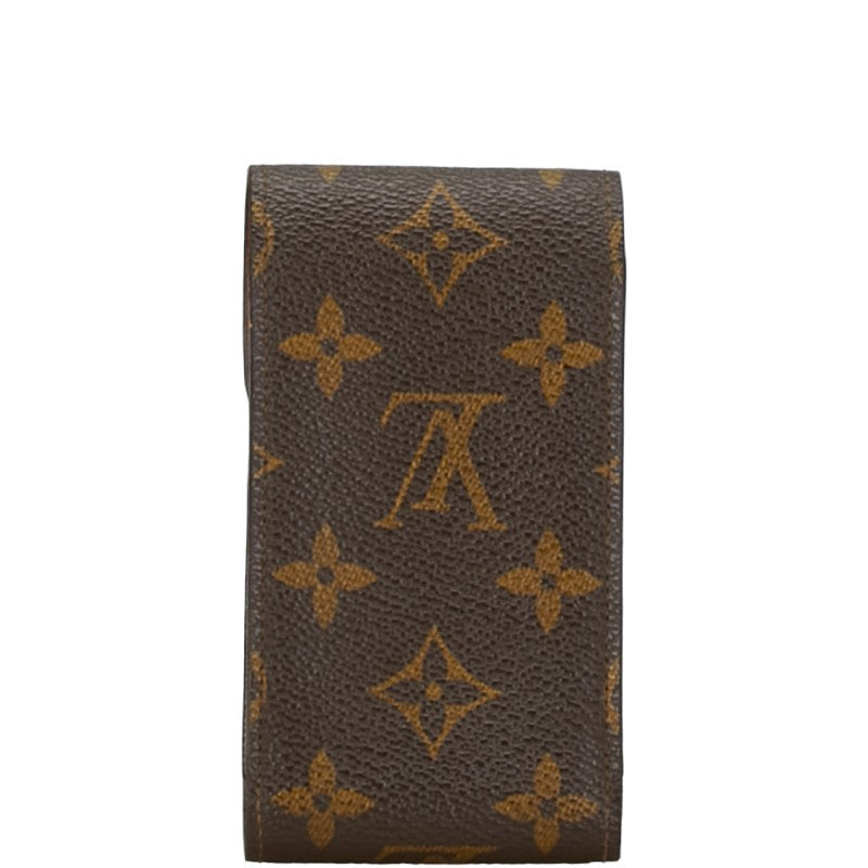 Louis Vuitton Monogram Cigarette Case M63024 Brown PVC Leather in Very Good Condition