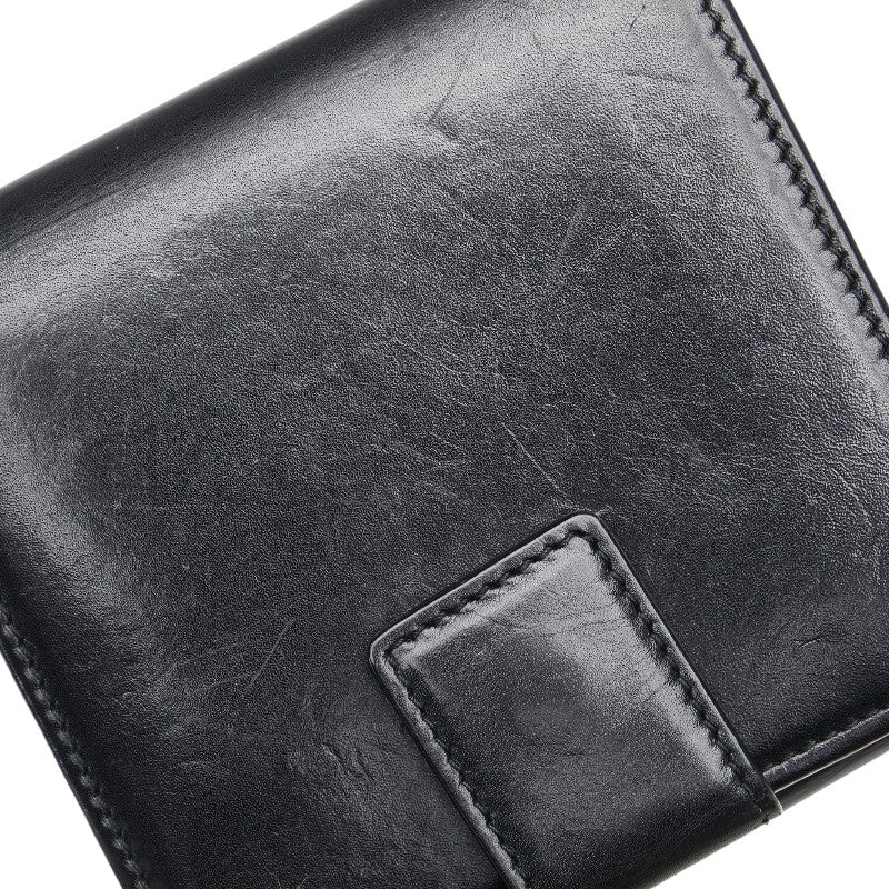 Dior Leather Logo Tri-Fold Wallet in Very Good Condition