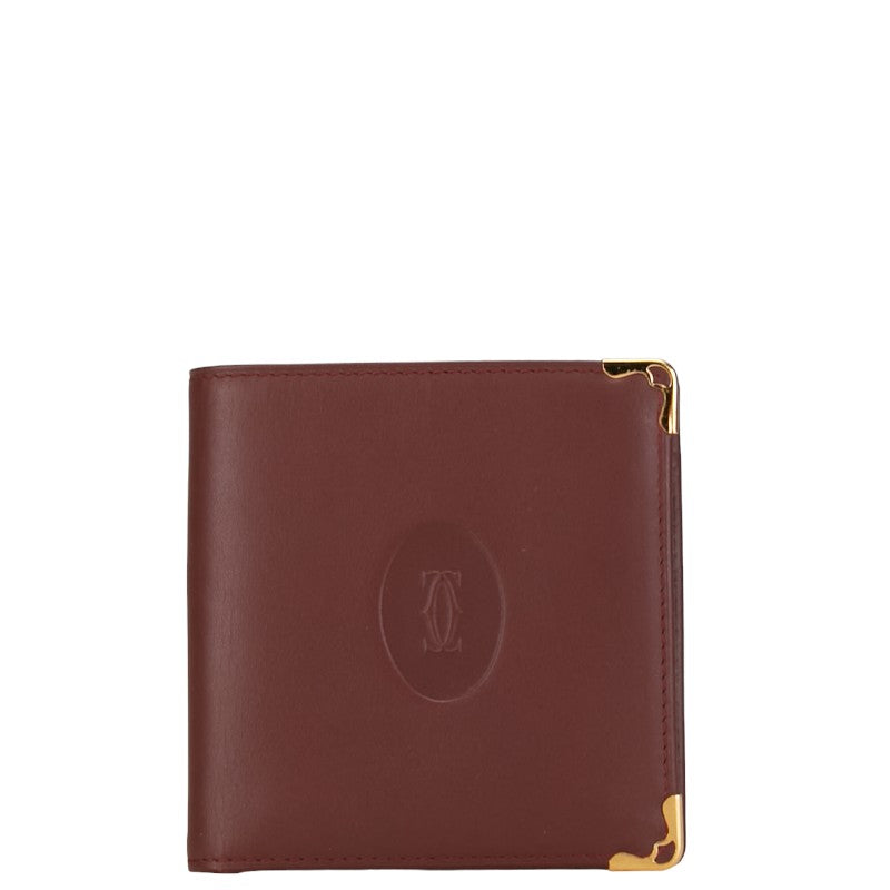 Cartier Must Line Leather Bifold Wallet