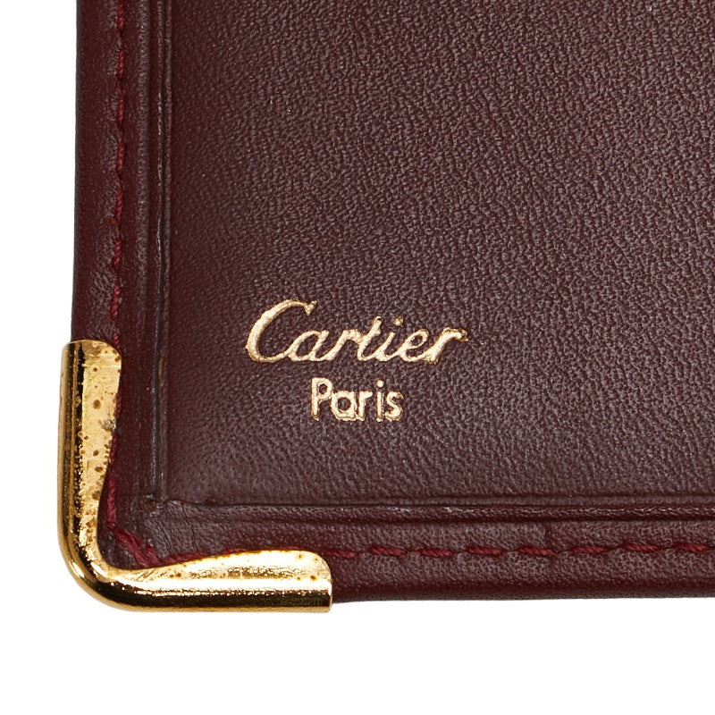 Cartier Must Line Leather Bifold Wallet in Very Good Condition