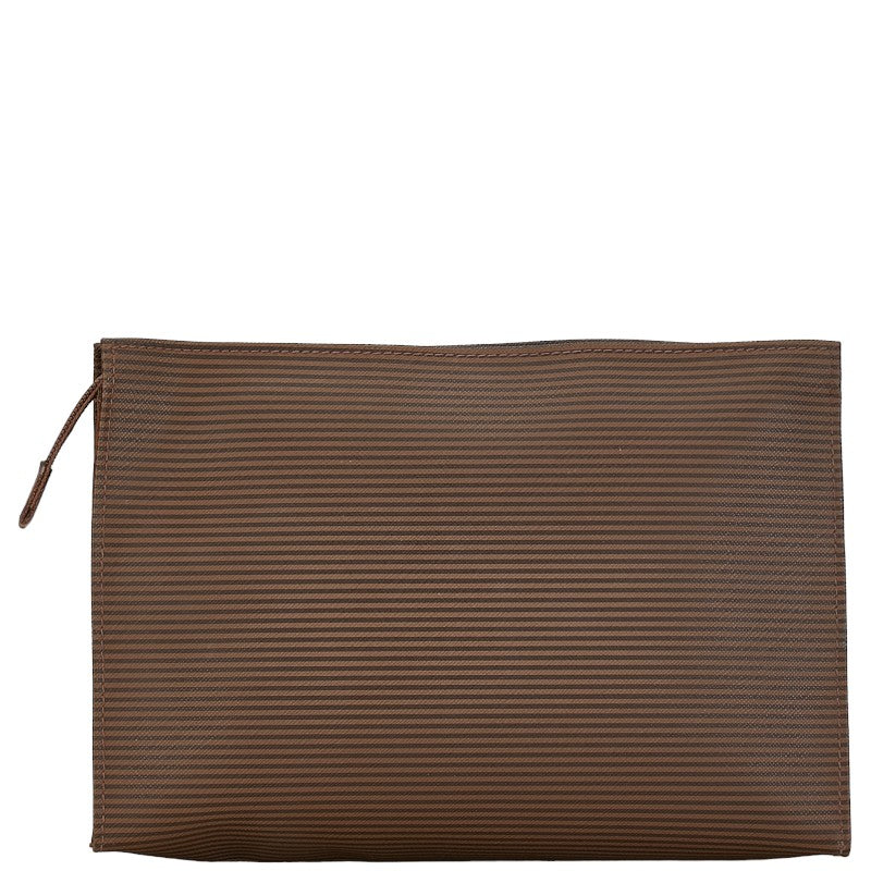 Yves Saint Laurent Brown PVC Clutch Pouch