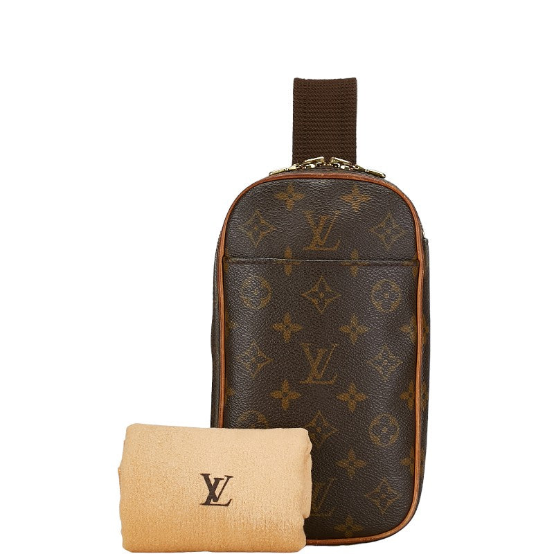 Louis Vuitton Monogram Pochette Gange Waist Bag M51870 in Very Good Condition